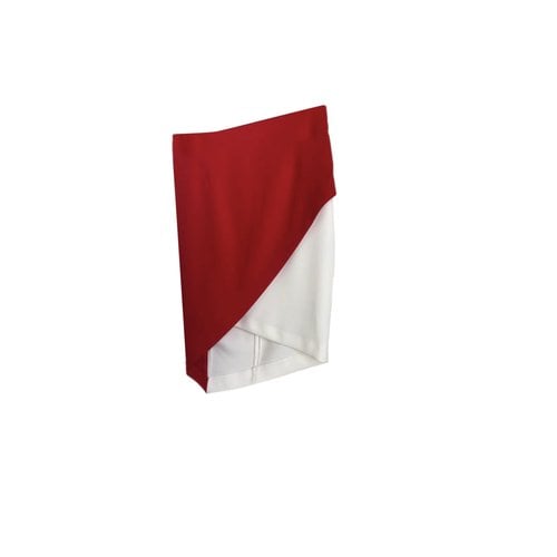 Pre-owned Mangano Skirt In Red