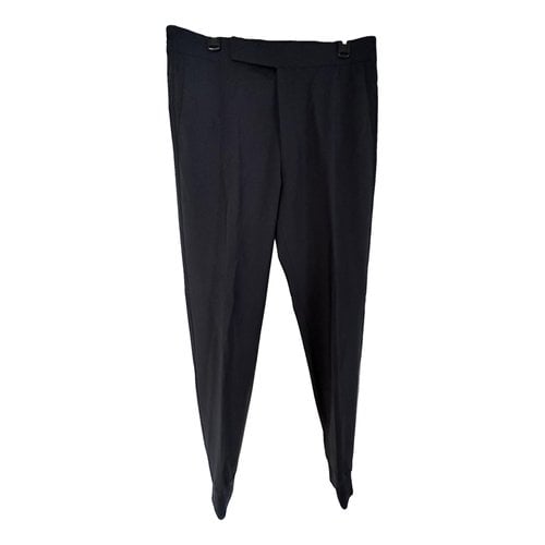 Pre-owned Paul Smith Wool Trousers In Black