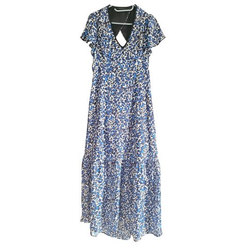 Pre-owned Ikks Maxi Dress In Blue