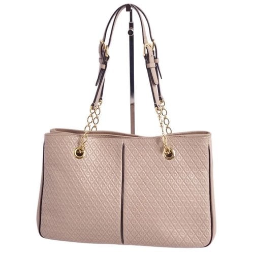 Pre-owned Tod's Leather Tote In Beige