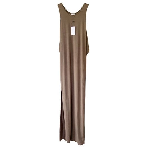 Pre-owned Mikoh Maxi Dress In Brown