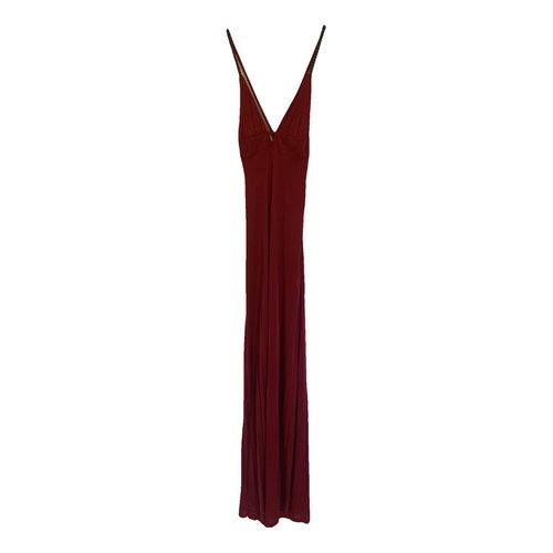Pre-owned Hugo Boss Maxi Dress In Red
