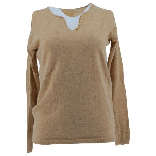 Pre-owned Zadig & Voltaire Cashmere Jumper In Camel