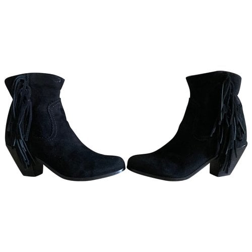 Pre-owned Sam Edelman Boots In Black