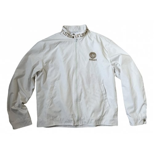 Pre-owned Versace Jacket In White