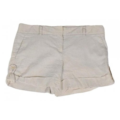 Pre-owned Theory Shorts In Beige