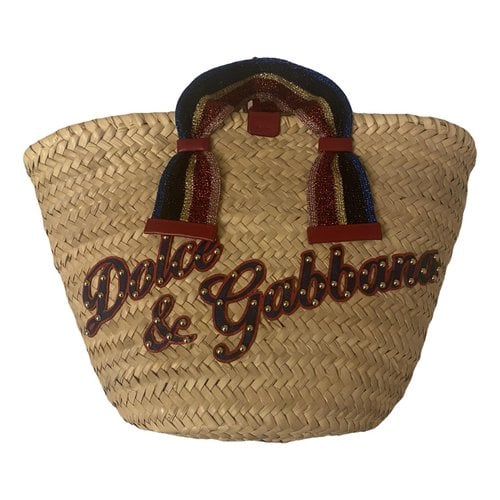 Pre-owned Dolce & Gabbana Kendra Handbag In Beige