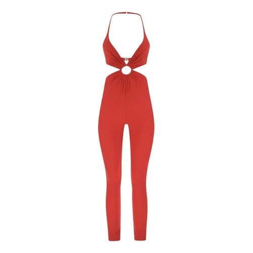 Pre-owned Saint Laurent Jumpsuit In Red