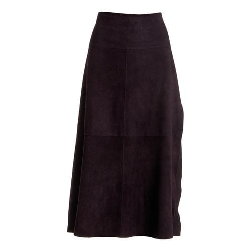 Pre-owned Dolce & Gabbana Maxi Skirt In Purple