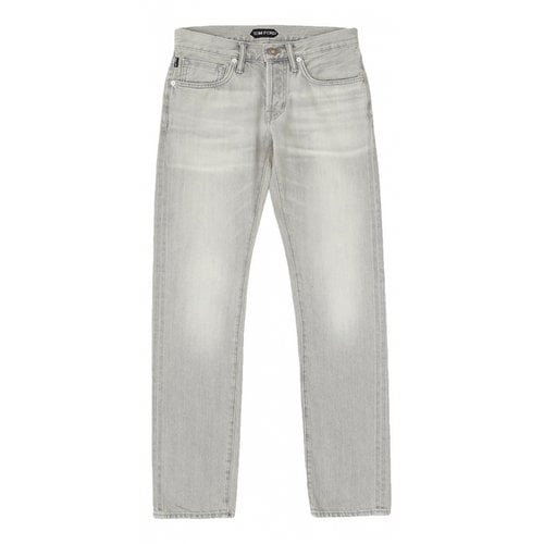 Pre-owned Tom Ford Jeans In Grey