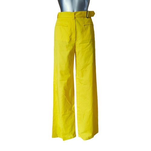 Pre-owned Givenchy Large Pants In Yellow