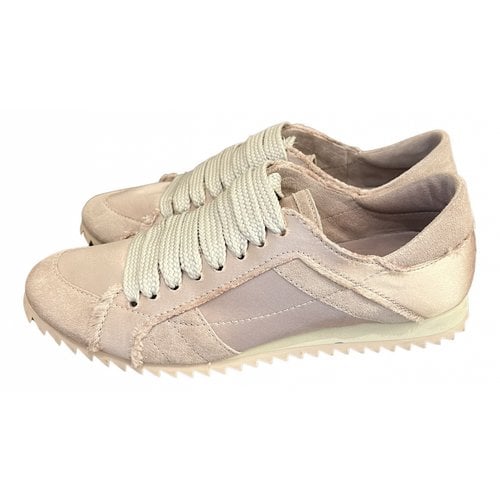 Pre-owned Pedro Garcia Cloth Trainers In Pink