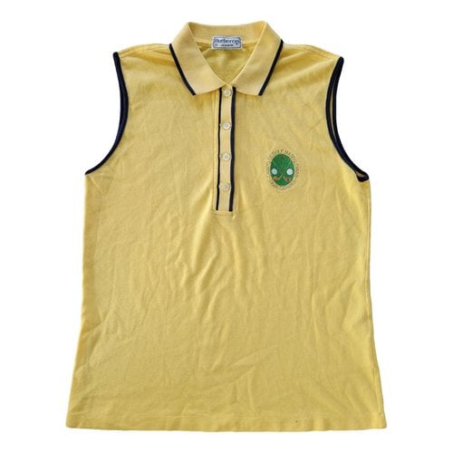 Pre-owned Burberry Vest In Yellow