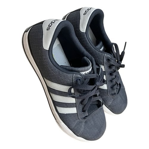 Pre-owned Adidas Originals Cloth Trainers In Grey
