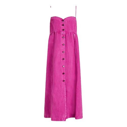 Pre-owned Nanushka Maxi Dress In Pink