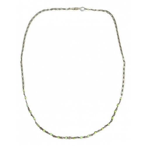 Pre-owned Aime Necklace In Gold