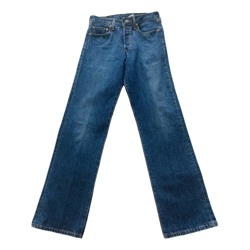 Pre-owned Levi's 501 Straight Jeans In Blue