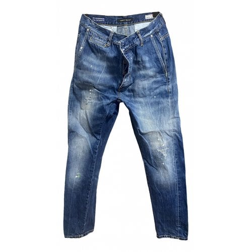 Pre-owned Frankie Morello Straight Jeans In Blue