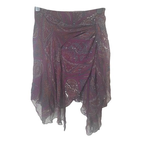Pre-owned French Connection Silk Mid-length Skirt In Multicolour