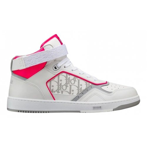 Pre-owned Dior B27 Leather Trainers In Multicolour