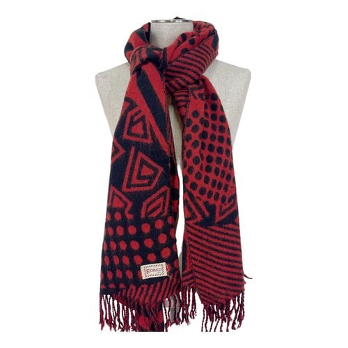 Pre-owned Fiorucci Wool Scarf In Red