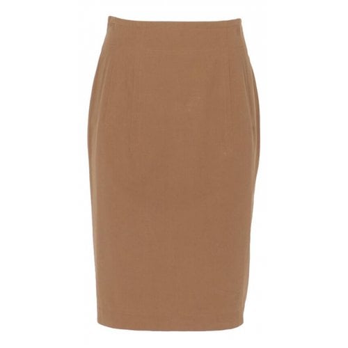 Pre-owned Jil Sander Mid-length Skirt In Beige
