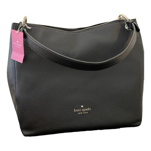 Pre-owned Kate Spade Leather Satchel In Black