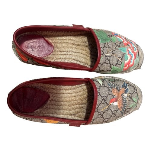 Pre-owned Gucci Leather Espadrilles In Other