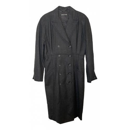 Pre-owned Cerruti 1881 Wool Mid-length Dress In Grey