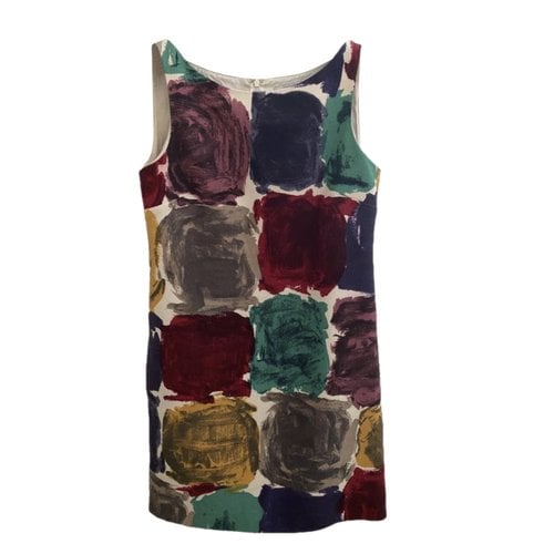 Pre-owned Moschino Cheap And Chic Wool Mini Dress In Multicolour