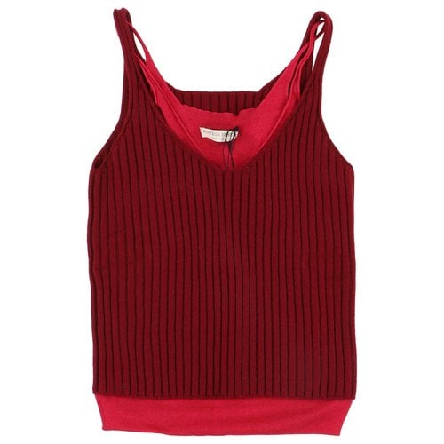 Pre-owned Bottega Veneta Cashmere T-shirt In Red