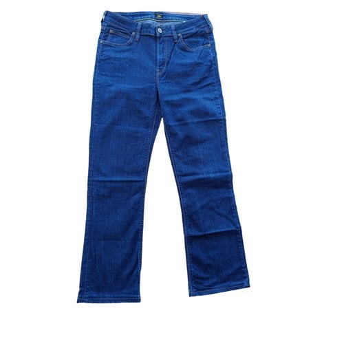 Pre-owned Lee Chino Pants In Blue
