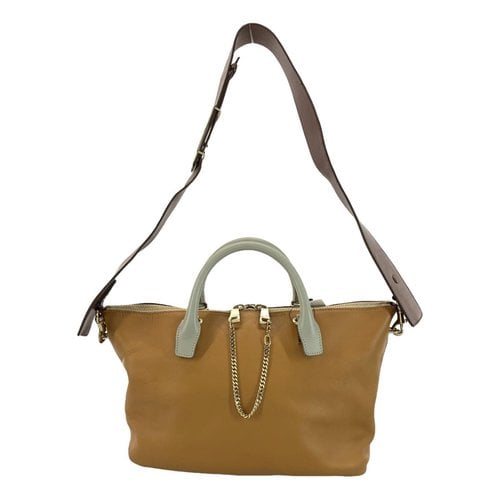 Pre-owned Chloé Leather Crossbody Bag In Brown
