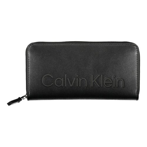 Pre-owned Calvin Klein Wallet In Black