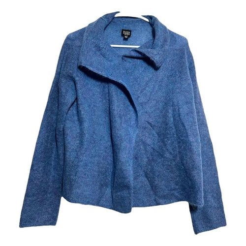 Pre-owned Eileen Fisher Wool Top In Blue