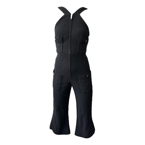 Pre-owned Chanel Wool Jumpsuit In Black