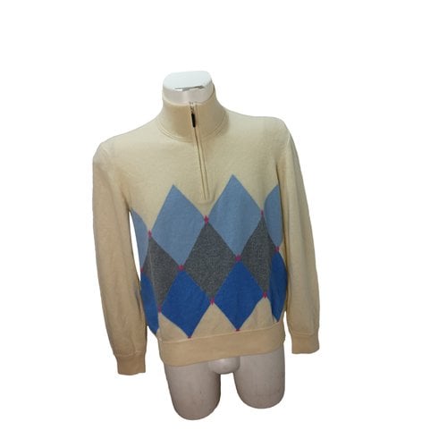 Pre-owned Gran Sasso Cashmere Pull In Beige
