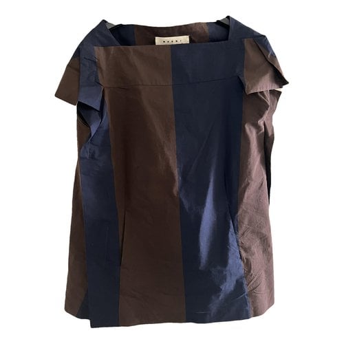 Pre-owned Marni Tunic In Blue