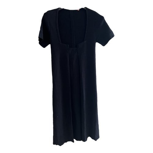 Pre-owned Kaos Mid-length Dress In Black