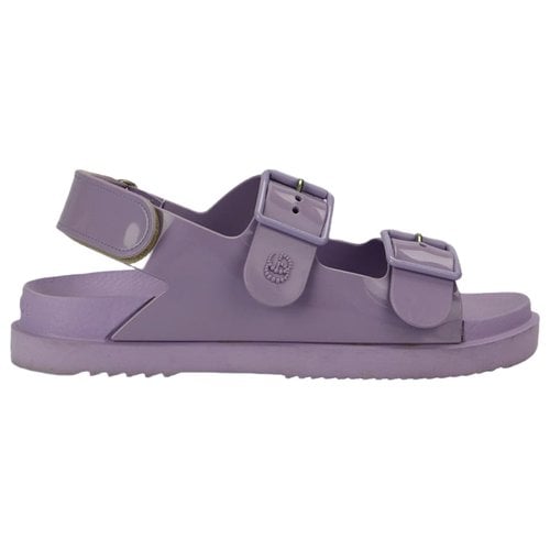 Pre-owned Gucci Sandal In Purple