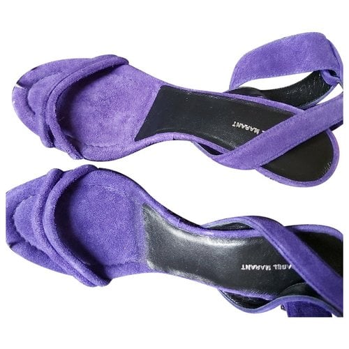 Pre-owned Isabel Marant Sandal In Purple