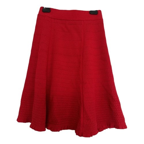 Pre-owned Kenzo Mini Skirt In Red