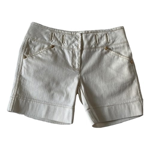 Pre-owned Roberto Cavalli Shorts In Beige