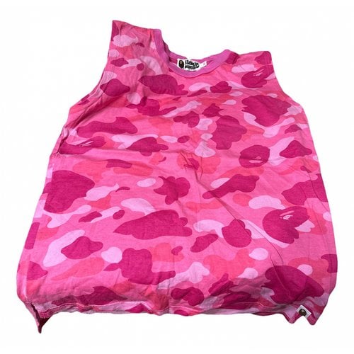 Pre-owned A Bathing Ape T-shirt In Pink