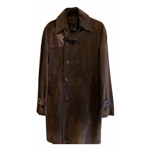 Pre-owned Costume National Coat In Brown
