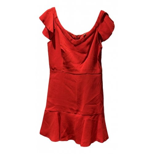 Pre-owned Rachel Zoe Mini Dress In Red