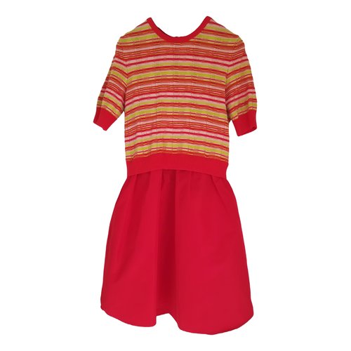 Pre-owned Carven Mini Dress In Red