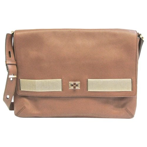 Pre-owned Anya Hindmarch Leather Handbag In Brown