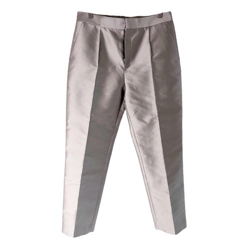 Pre-owned Dice Kayek Trousers In Grey