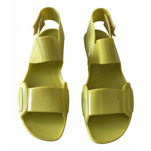 Pre-owned Marni Sandal In Yellow